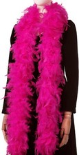 Hot Pink Feather Boa Dance Hen Easter Party Stag Fancy Dress Costume Accessory