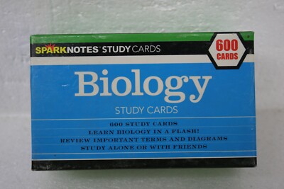 SparkNotes Study Cards: Biology by Spark Notes Staff (2004) Flash Cards