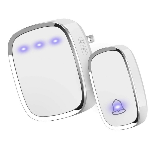 Anko Wireless Doorbell, Plug and Play Waterproof Door Bell Kit; 1000