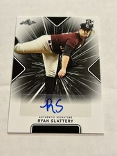 2021 LEAF PERFECT GAME RYAN SLATTERY 41/50 BLACK AUTO PITT PANTHERS SP