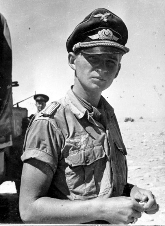 WW2 WWII Photo German Luftwaffe Stuka Pilot North Africa World War