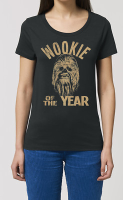 Wookie Of The Year Ladies Quality T-Shirt Womens Inspired By Chewbacca Star wars