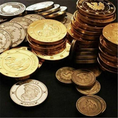 3× Harry Potter Hogwarts Gringotts Bank Zauberhafte Galeonen Gedenkmünzen