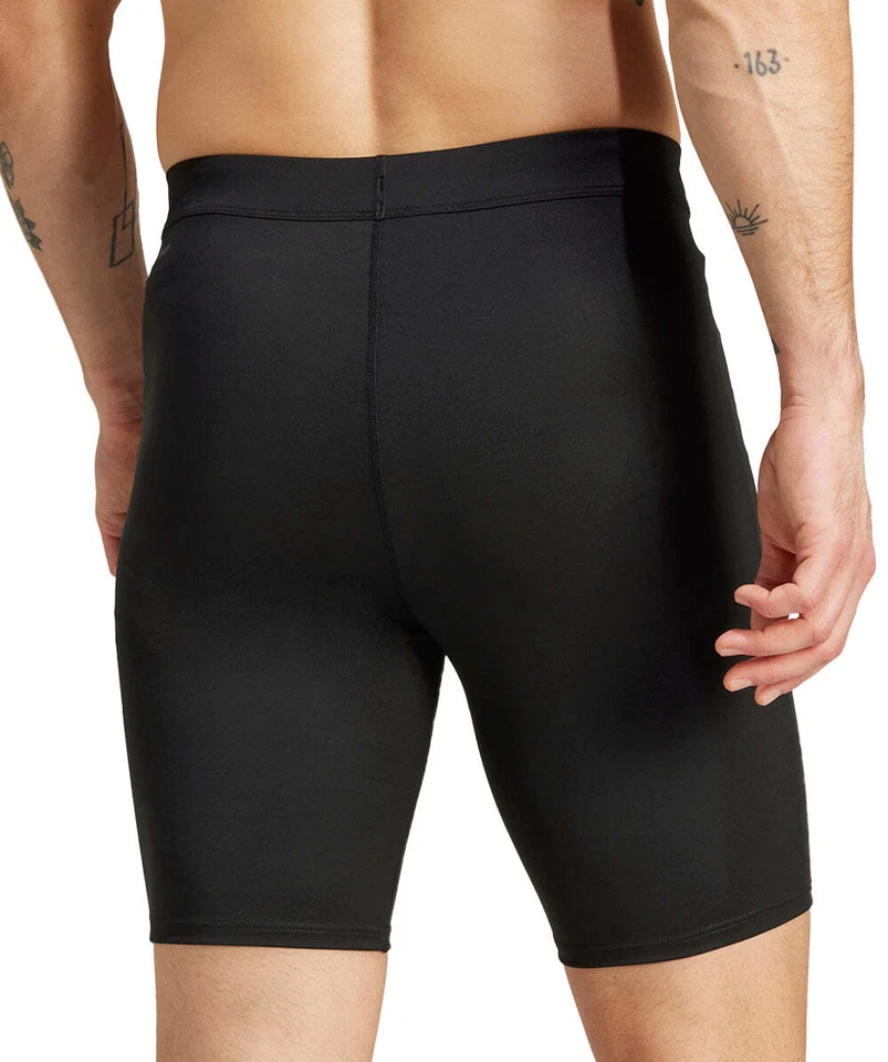 adidas Adizero Essentials Mens Short Tights Black Running Fitted Sports Shorts - Image 2 of 4