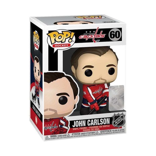 NHL Washington Capitals John Carlson Funko Pop! #60 Con Protezione PopShield - Foto 2 di 2