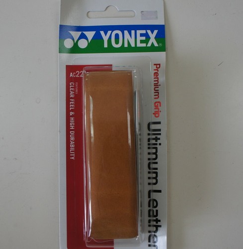 Yonex Premium Leather Badminton Tennis Squash Grip AC221 Black or Brown, Durable - Foto 6 di 6