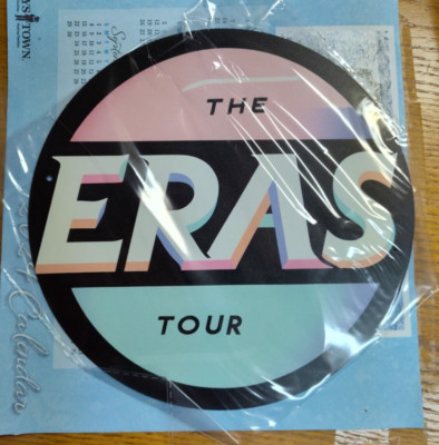 THE ERAS TOUR ROUND 8'' ALUMINUM SIGN-READY TO HANG NEW