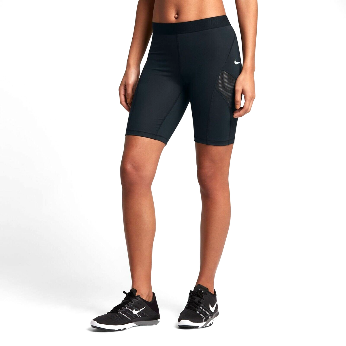 NEW! NIKE PRO HYPERCOOL [S] Women's COMPRESSION Run Shorts-Black  830588-010