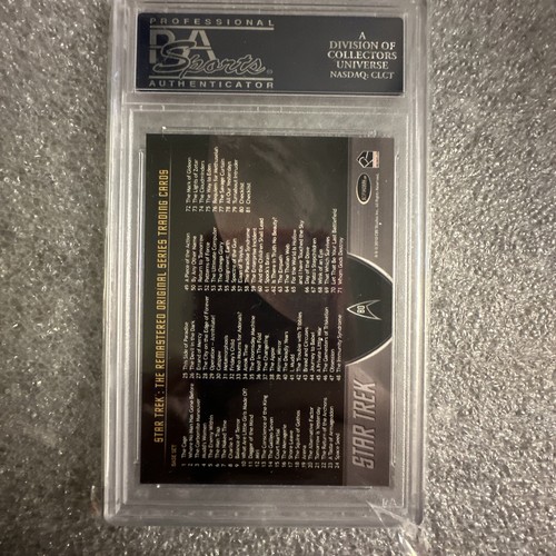 2011 Star Trek Checklist #80 PSA 10 GEM MINT Low Pop - Picture 2 of 4