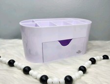 MySpace Lavendar Desk Office Supply Organizer With Drawer