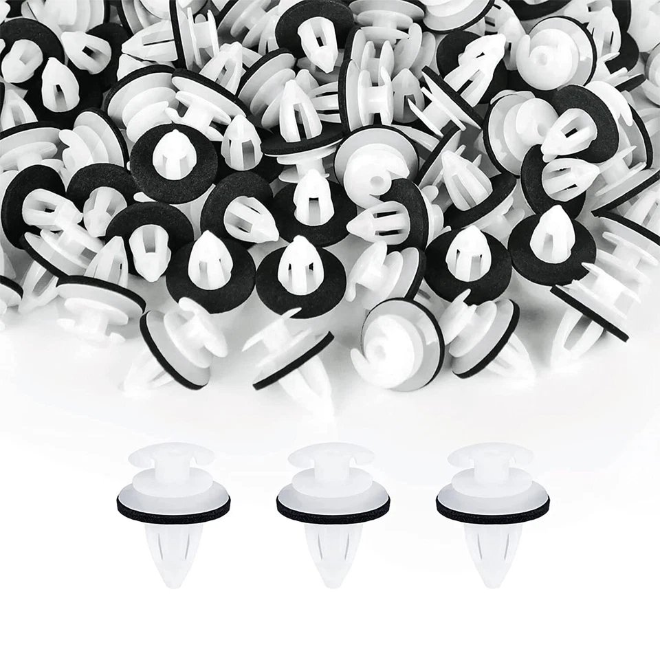 100pc Door Panel Clips For BMW 3/5/7 E36 E34 E46 E38 E39 X5 M3 M5 Z3 51411973500 - Image 2 of 4