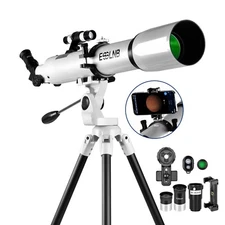 700mm Astronomical Telescope 210X with Phone Adapter for Beginner Moon Watching