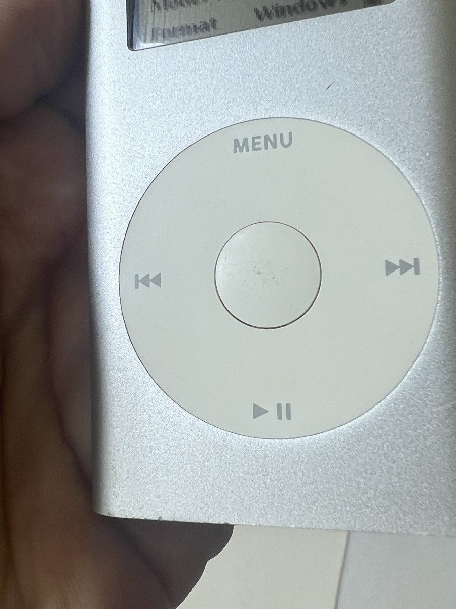 2005 Apple Music iPod Mini 1st Gen Silver 4GB MP5001 HP RARE