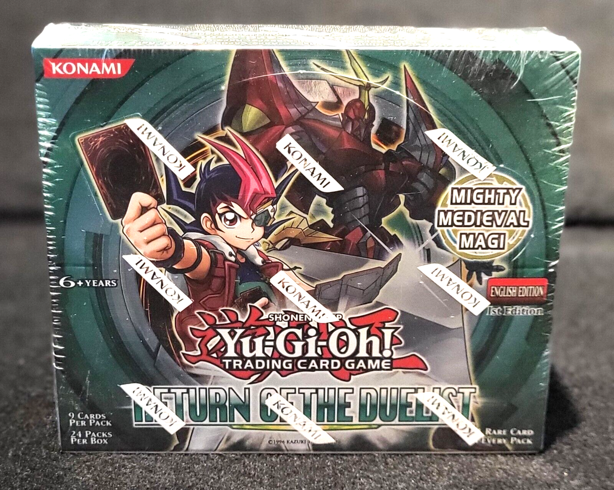 yugioh return of the duelist booster box Legendary Duelists leader of the Rare Hunters and master of The Winged Dragon of Ra Yu-Gi-Oh! Return Of The Duelist