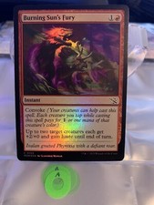 MTG Burning Sun's Fury - Foil NM-Mint March of the Machine
