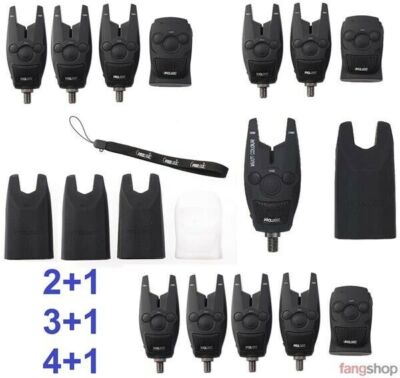 PROLOGIC BAT+BITE ALARM elektronische Funk Bissanzeiger Set 2+1 oder 3+1