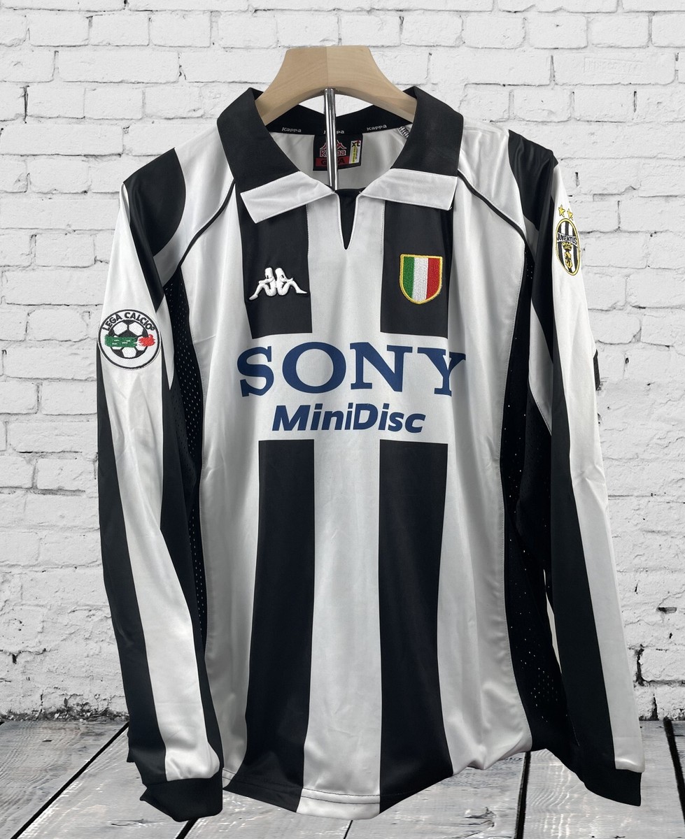 Juventus 1997 Home Serie A Vintage Long Sleeve Jersey – Del