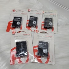 Lot of 5 RadioShack 3.6V 700mAh Ni-MH Cordless Phone Battery 2302373 230-2373