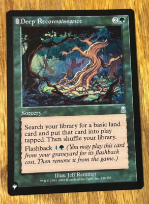 MTG Mystery Booster The List, Deep Reconnaissance (Odyssey) MTG Mystery Booster The List, Deep Reconnaissance (Odyssey)