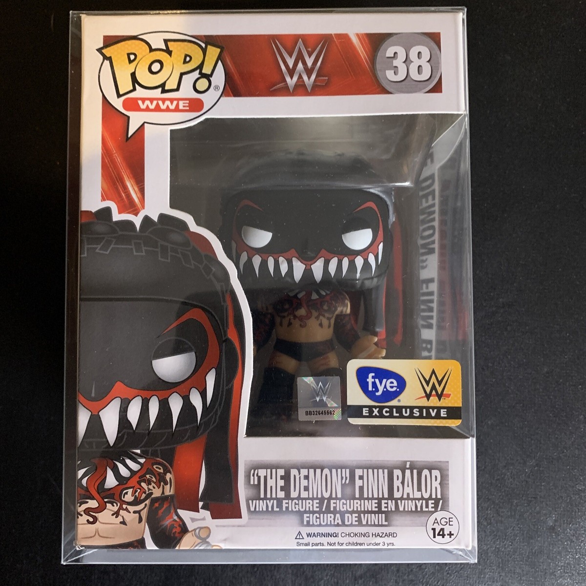 Funko Pop! WWE #38 The Demon Finn Balor F.Y.E. WWE Exclusive Vinyl