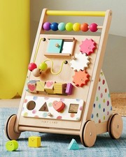 Tiny Land Wooden Baby Activity Walker PushToy Montessori Adjustable Speed Kids