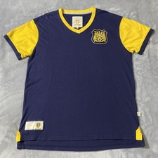 RARE LEEDS UNITED 100 Year Retro 1953 Colors SOCCER FOOTBALL Cotton JERSEY XL