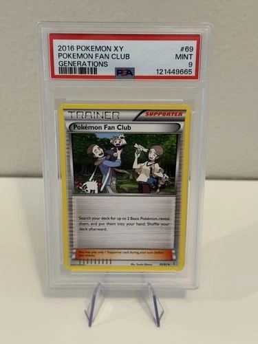 Pokémon Fan Club #69 PSA 9 Pokémon XY Generations 2016