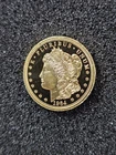 ✨ 2024 $5 Cook Islands  ONLY 24% PURE Morgan Liberty Eagle COIN (0.024 oz AGW)