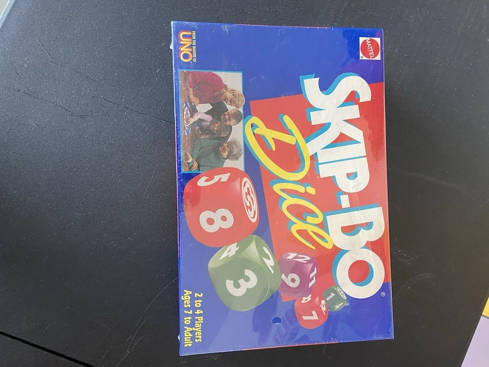 Vintage Skip-Bo Dice Game by Mattel 1995 Edition 100% Complete  - Image 2 of 3