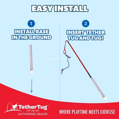 Tether Tug Interactive Dog Rope Toy X-Large for sale online