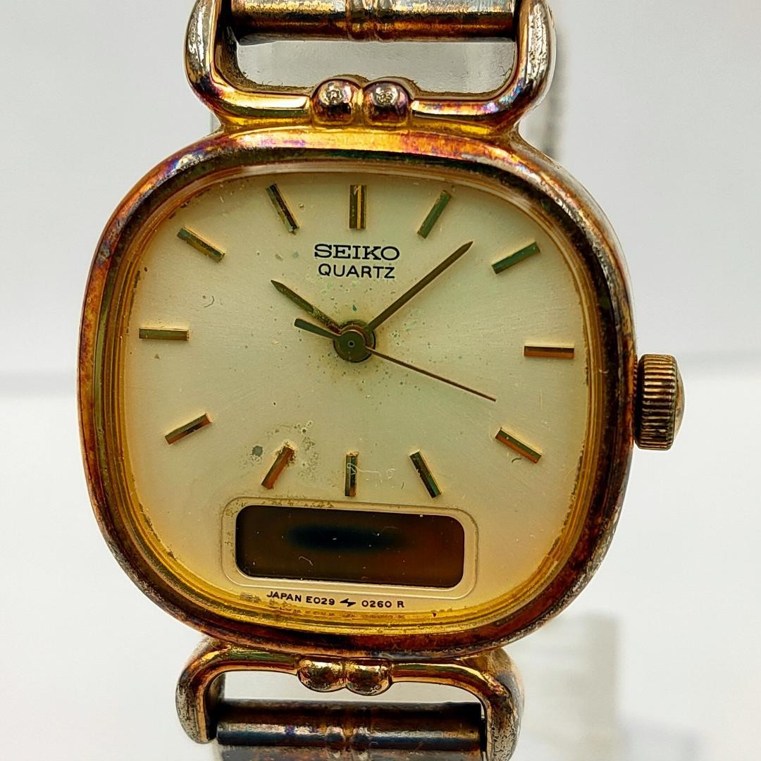 Watch Rare Seiko (Not W507 Ana-Digi Women's Vintage Tested) - VintageWatches.PK Watch Rare Seiko (Not W507 Ana-Digi Women's Vintage Tested) - vintagewatches.pk