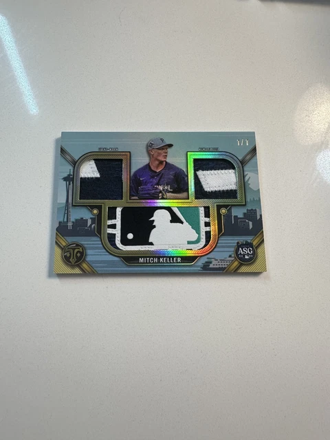 MITCH KELLER 2024 TOPPS TRIPLE THREADS ALL STAR LOGOMAN PATCH 1/1