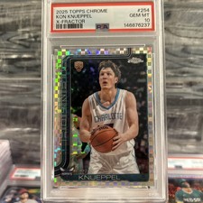 2025-26 Topps Chrome - Kon Knueppel #254 X-Fractor PSA 10