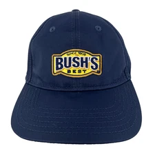 Bushs Best Hat Baked Beans Script Logo Strap Back Golf Baseball Adidas Dad Cap
