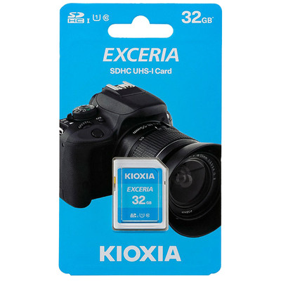 KIOXIA EXCERIA 32GB SD Karte SDHC UHS-1 U1 Class 10 Speicherkarte