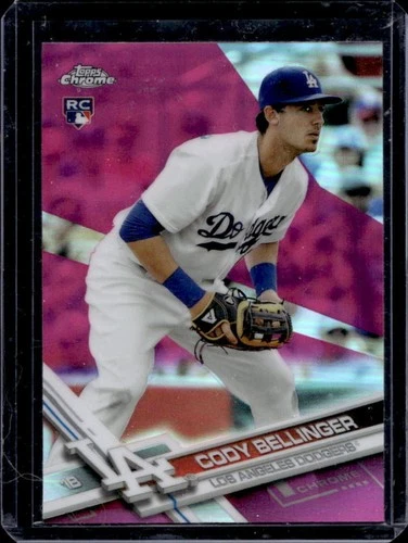 2017 Topps Chrome Cody Bellinger RC Pink Refractor Rookie #79 Dodgers
