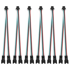 30 Pairs JST SM 2 Pin Connectors 20AWG 15cm Wire Female Male LED Strip Light