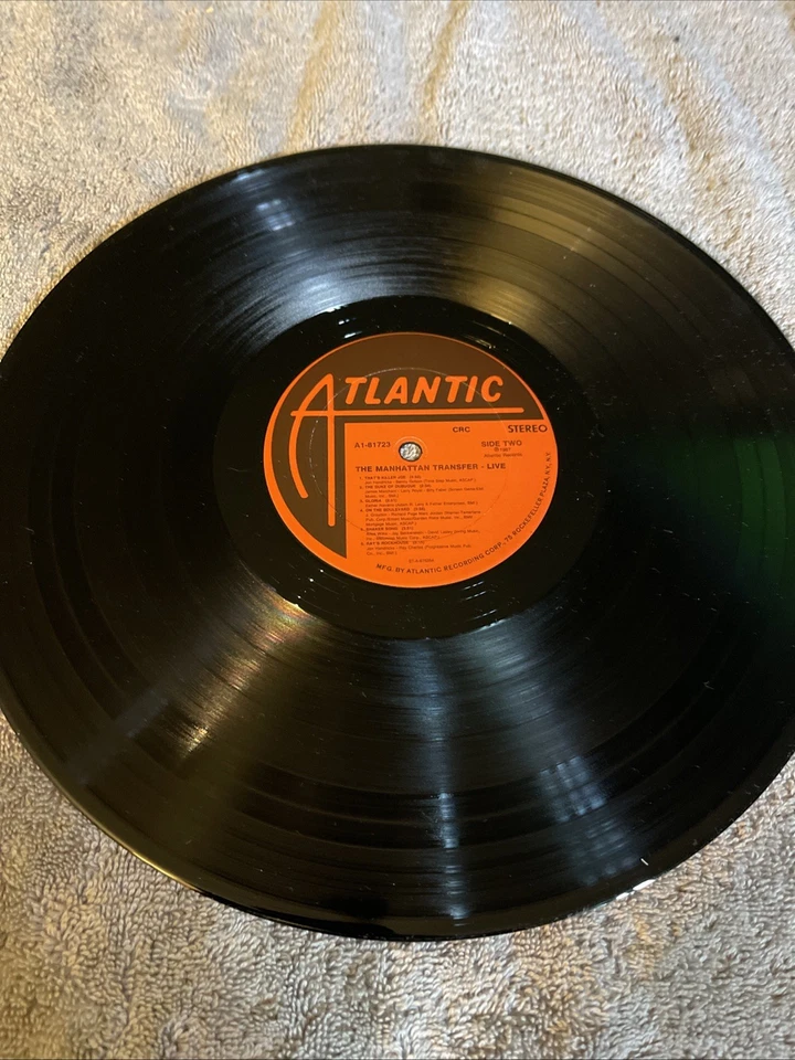 LP-THE MANHATTAN TRANSFER-Live-1987-That's Killer Joe, Ray's Rockhouse, Rambo - Image 3 of 4