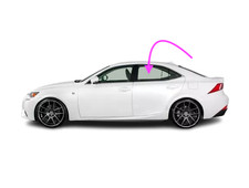 Fits:2014 -2020 Lexus IS250 IS350 IS300 IS200t Sedan Rear Left Door Window Glass