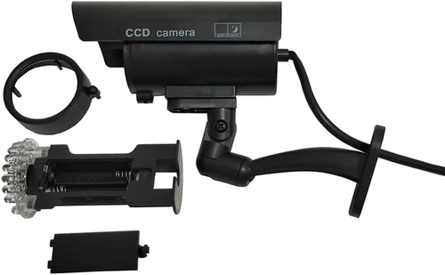 Dummy Security Camera Bullet Fake CCTV Surveillance System Indoor Outdoor wit... - Picture 2 of 12