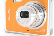 Clearance Sale   NEAR MINT/w battery  Fujifilm Finepix V10 Orange 3.4X Japan