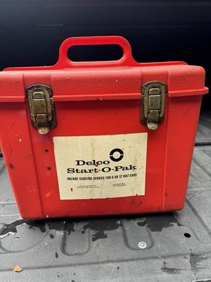 #ad #ad Vintage Delco Start O Pac Emergency Portable Car Battery Starter ￼ $149.99
