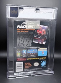 Mike Tyson's Punch-Out!! NES Nintendo Factory Sealed! WATA Graded 9.8/A+