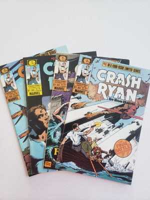 Crash Ryan #1, #2, #3, #4, Full Series 1-4 by Ron Harris.