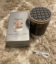 Electric Round Makeup Brush Cleaning Machine - Black/White/Grey