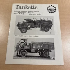 1972 Tankette Miniature Magazine Cruiser Comet A Bedford Fiat Spa TL37 Austin K9