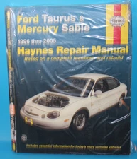 Paper Back Haynes Repair Manual #36075 Ford Taurus Mercury Sable 96-05