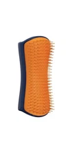Pet Teezer Detangling Grooming Brush for Dogs, Orange & Navy, Medium/Large