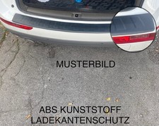 ABS Ladekantenschutz mit Abkantung für Mazda 5 II CW ABS Kunststoff Schwarz