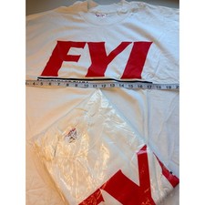 Vintage 1994 Murphy Brown FYI Warner Bros Promo T-Shirt White XL Deadstock OPEN